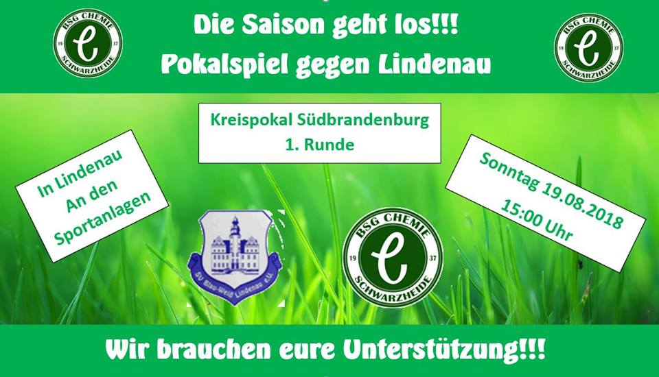 Saisonauftakt gegen Blau-Weiß Lindenau