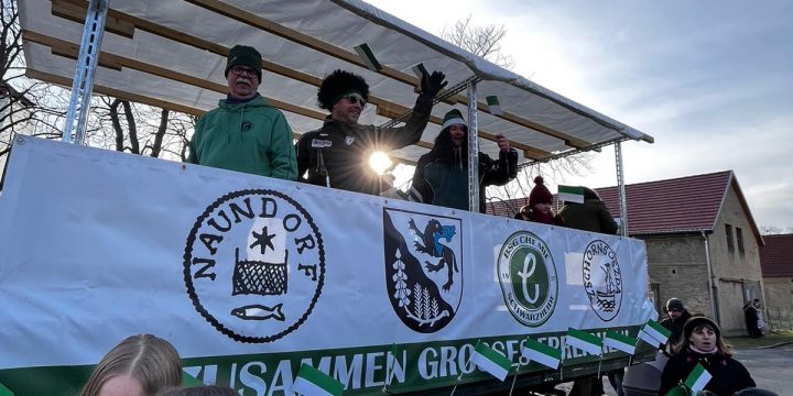 Die BSG beim Karnevalsumzug in Schwarzheide
