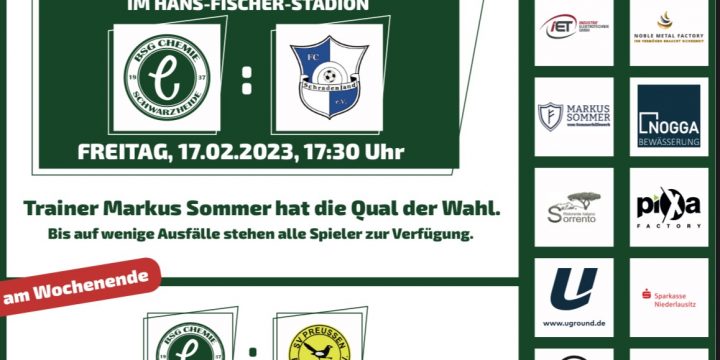 2. Testspiel für die 1. Männer am Freitagabend