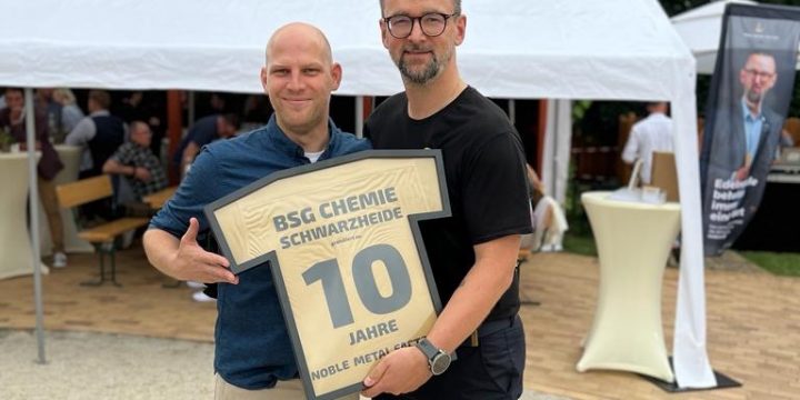 Goldsponsor feiert Jubiläum