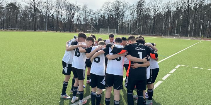 U18 der BSG Chemie Schwarzheide liefert dem Tabellenführer einen großen Kampf