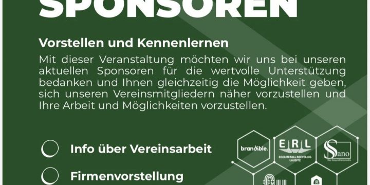 Sponsoren- und Vereinstag bei Chemie Schwarzheide – Sei dabei!